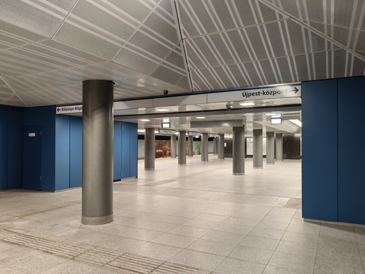 Budapest, M3 metró, Kálvin tér, bélyegkép