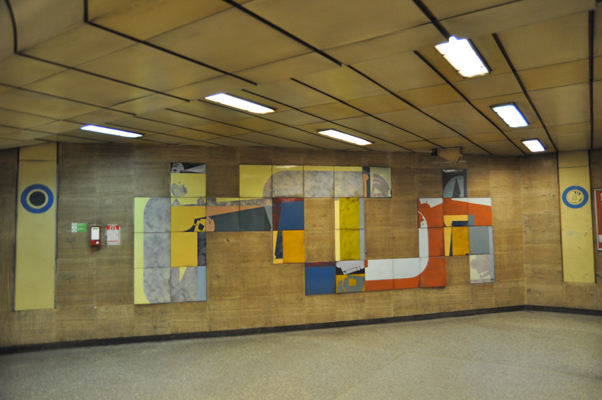 Budapest, M3 metró, Újpest-központ, bélyegkép