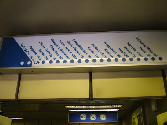 Budapest, M3 metró, Gyöngyösi utca, bélyegkép