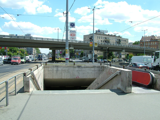 Budapest, M3 metró, Göncz Árpád városközpont, bélyegkép