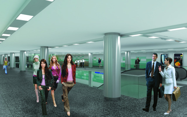 Budapest, M3 metró, Nagyvárad tér, Auth Design látványterv, bélyegkép