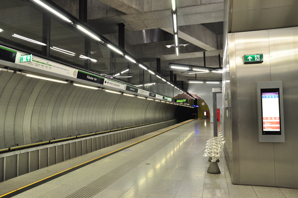 Budapest, M4 metró, Fővám tér, bélyegkép